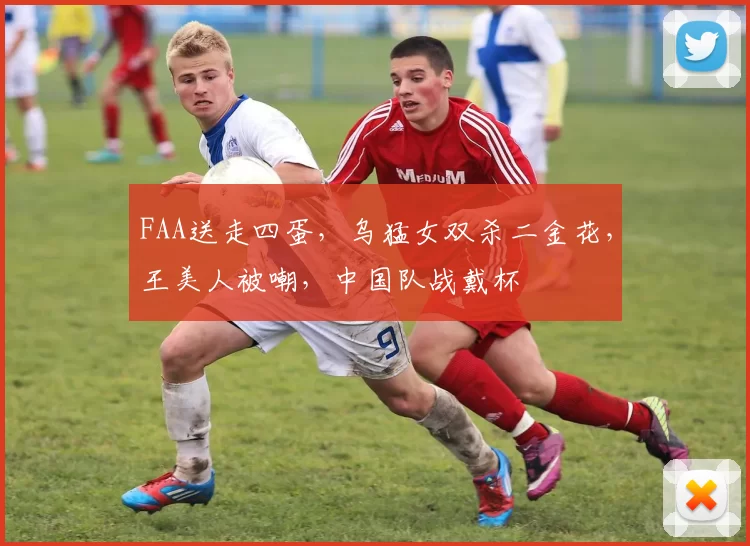 FAA送走四蛋，乌猛女双杀二金花，王美人被嘲，中国队战戴杯